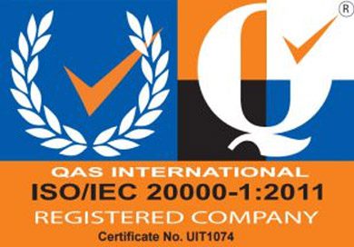 QAS International - ISO/IEC 20000-1:2011 registered company