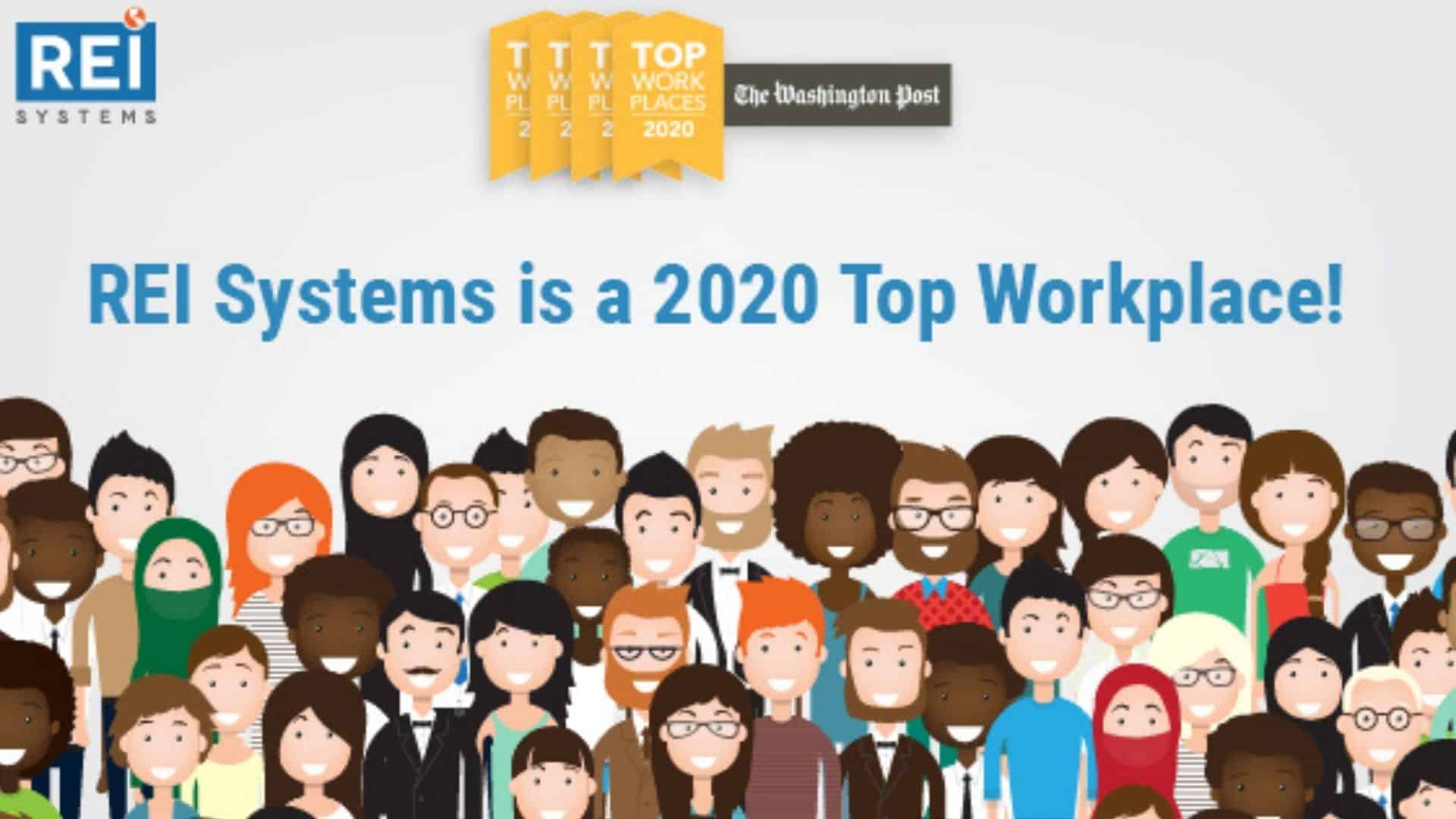 REI Systems Recognized as a Top Place to Work by the Washington Post for the Fourth Time