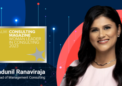 Indunil Ranaviraja Honored with Consulting Magazine’s 2023 Women Leaders in Consulting Award