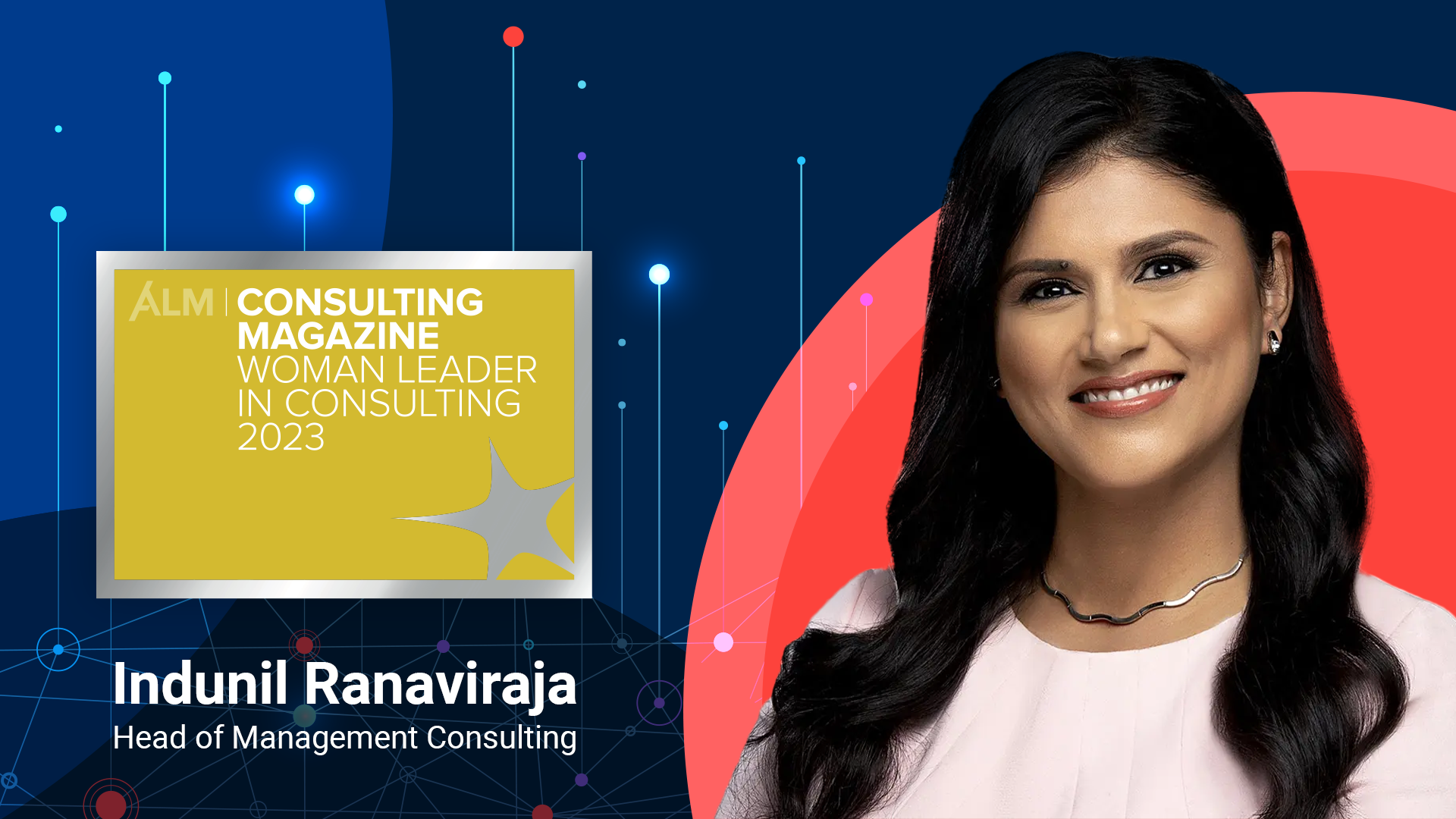 Indunil Ranaviraja Honored with Consulting Magazine’s 2023 Women Leaders in Consulting Award